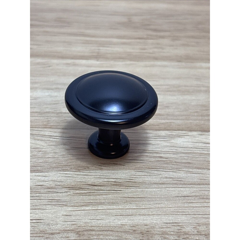 Round Ringed (10-Pack) Cabinet Knobs Deep Bronze Drawer Knobs Kitchen Cabinet